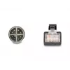 DeLOCK 60077 Adapter kablowy M12 RJ-45 Czarny - turkusowy (60077)