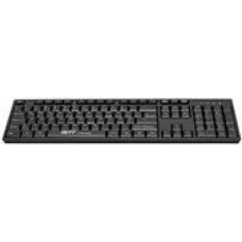 GCQ CleanType Easy Basic - Klawiatura - tworzywo sztuczne, do środowisk medycznych - zmywalna - USB - QWERTY - USA - czarny