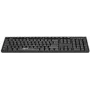 GCQ CleanType Easy Basic - Klawiatura - tworzywo sztuczne, do środowisk medycznych - zmywalna - USB - QWERTY - USA - czarny