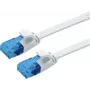 VALUE Kabel krosowy Kat.6A (Klasa EA) UTP, ekstra płaski, biały, 0,5 m (21.99.2060)