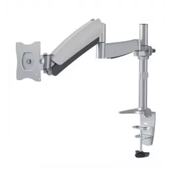 Newstar płaski Screen Desk Mount (CLAMP/GROMMET) 10-30 Srebrny