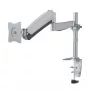 Newstar płaski Screen Desk Mount (CLAMP/GROMMET) 10-30 Srebrny