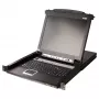 ATEN CL5708MW 43cm szeroki przełącznik KVM LCD, USB-PS/2, VGA, 8 portów, układ UK