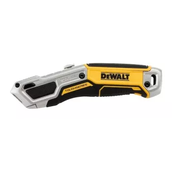 Nóż uniwersalny DeWALT DWHT10999-0 czarny, stal nierdzewna, żółty nóż z chowanym ostrzem