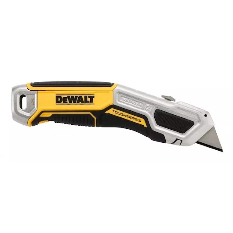Nóż uniwersalny DeWALT DWHT10999-0 czarny, stal nierdzewna, żółty nóż z chowanym ostrzem