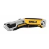 Nóż uniwersalny DeWALT DWHT10999-0 czarny, stal nierdzewna, żółty nóż z chowanym ostrzem
