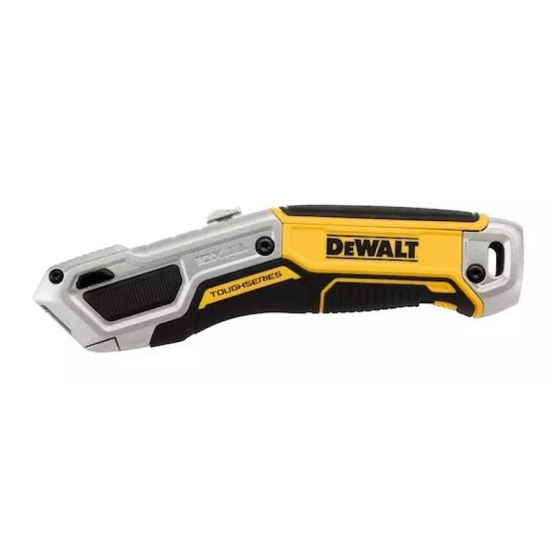 Nóż uniwersalny DeWALT DWHT10999-0 czarny, stal nierdzewna, żółty nóż z chowanym ostrzem