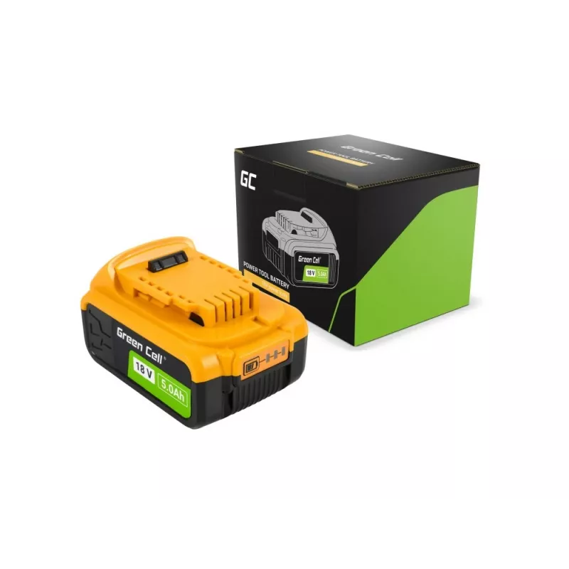 Bateria Green Cell do DeWalt XR 18V 5Ah Akumulator do elektronarzędzi DCB184
