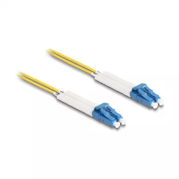 Delock Kabel światłowodowy LC Duplex na LC Duplex Singlemode OS2 kątowy 1 m