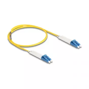 Delock Kabel światłowodowy LC Duplex na LC Duplex Singlemode OS2 kątowy 1 m