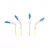 Delock Kabel światłowodowy LC Duplex na LC Duplex Singlemode OS2 kątowy 1 m