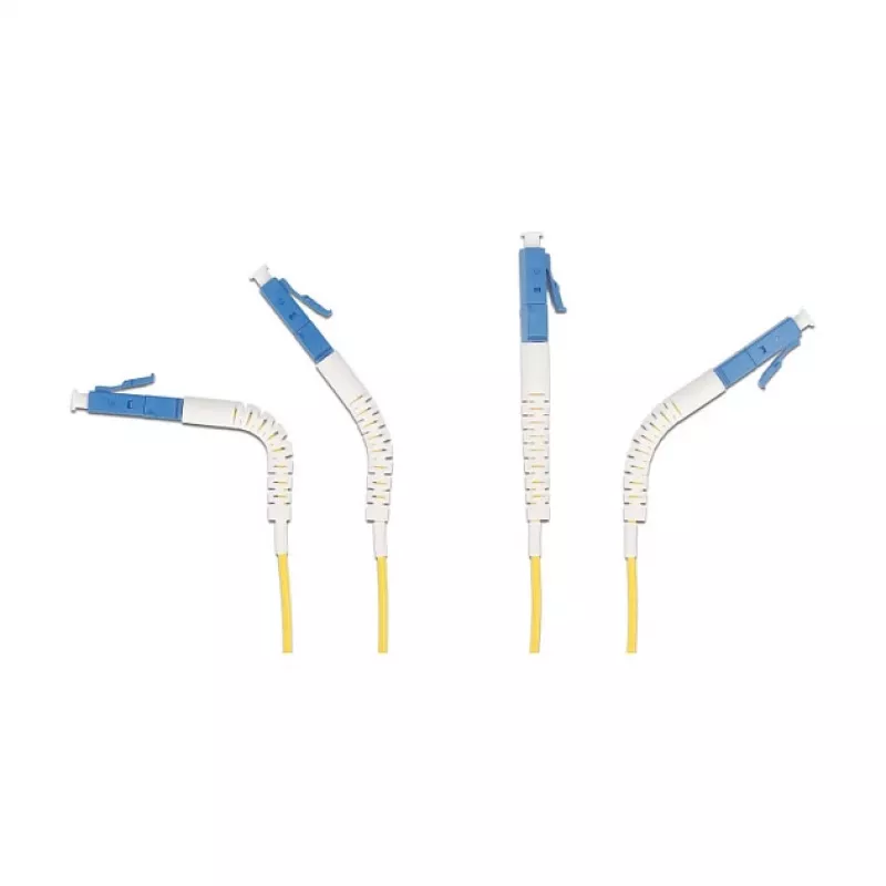 Delock Kabel światłowodowy LC Duplex na LC Duplex Singlemode OS2 kątowy 1 m