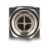 Delock Adapter M12 z kodowaniem X, 8-pinowa wtyczka do gniazda RJ45, prosty