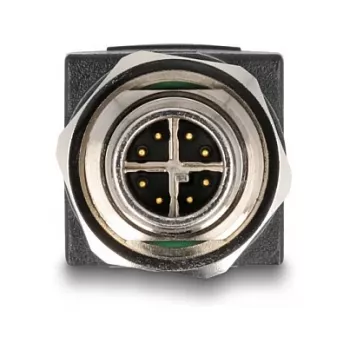 Delock Adapter M12 z kodowaniem X, 8-pinowa wtyczka do gniazda RJ45, prosty