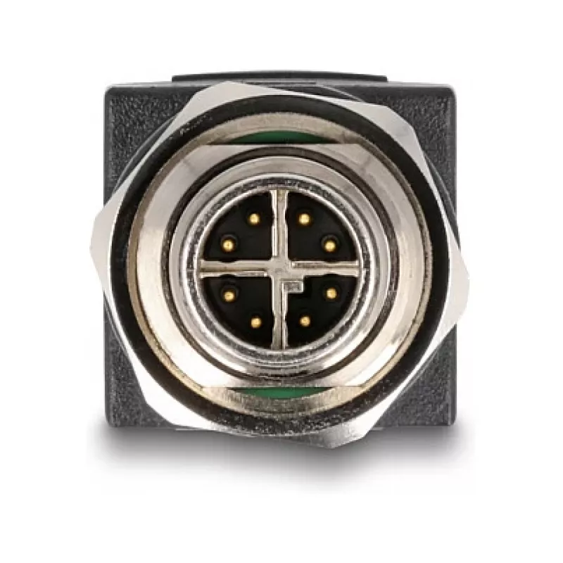 Delock Adapter M12 z kodowaniem X, 8-pinowa wtyczka do gniazda RJ45, prosty