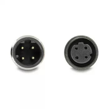 Delock kabel M12 D-kodowany wtyk 4-pinowy na gniazdo PVC 1 m