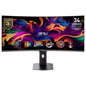 Monitor gamingowy MSI MPG 341CQRDE QD-OLED X36 - 360Hz, 0,03ms GtG