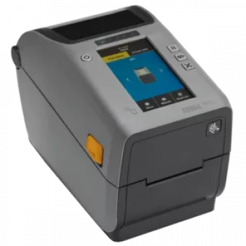 Zebra ZD611, 8 punktów/mm (203 dpi), Wyśw. (kolorowy), RFID, EPLII, ZPLII, USB, BT (BLE), Ethernet Drukarka etykiet, Transfer termiczny, Rozdzielczość: 8 punktów/mm (203 dpi), Szerokość nośnika (maks.): 60m