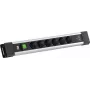 BACHMANN CONNECTUS 6xCEE7/3 1x przełącznik, 1xUSB C/C 45W L=2,0m CEE7/7 Szary (BM0022770)