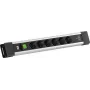 BACHMANN CONNECTUS 6xCEE7/3 1x switch, 1xUSB C/C 65W L=2,0m CEE7/7 Szary (BM0022776)