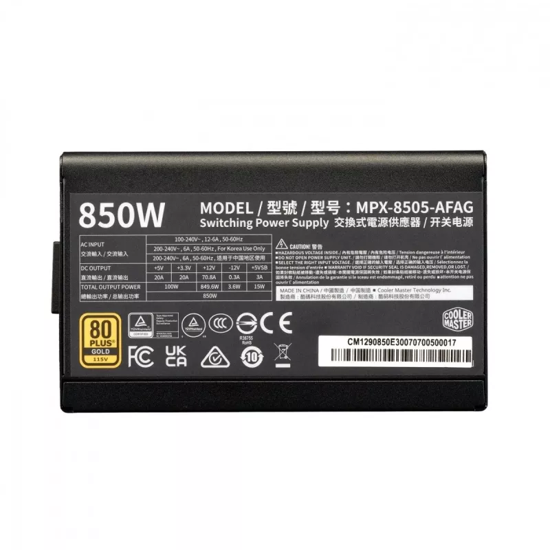 Zasilacz modułowy Elite Gold 850W ATX 3.1 80 Plus Gold