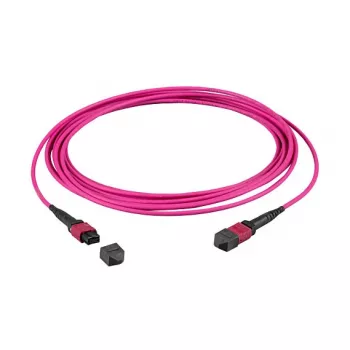 EFB MTP(F)-MTP(F) Kabel krosowy OM4 12 włókien Typ B LSZH wrzosowy fiolet 0,5 m
