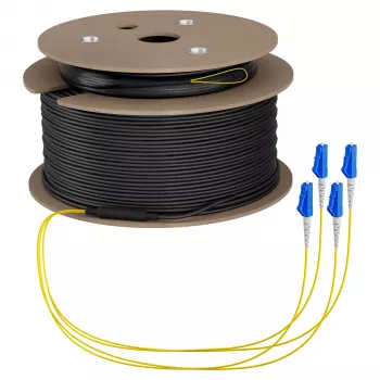 EFB Trunk kabel U-DQ(ZN)BH OS2 4E (1x4) LC-LC 130m Dca LSZH G657A1