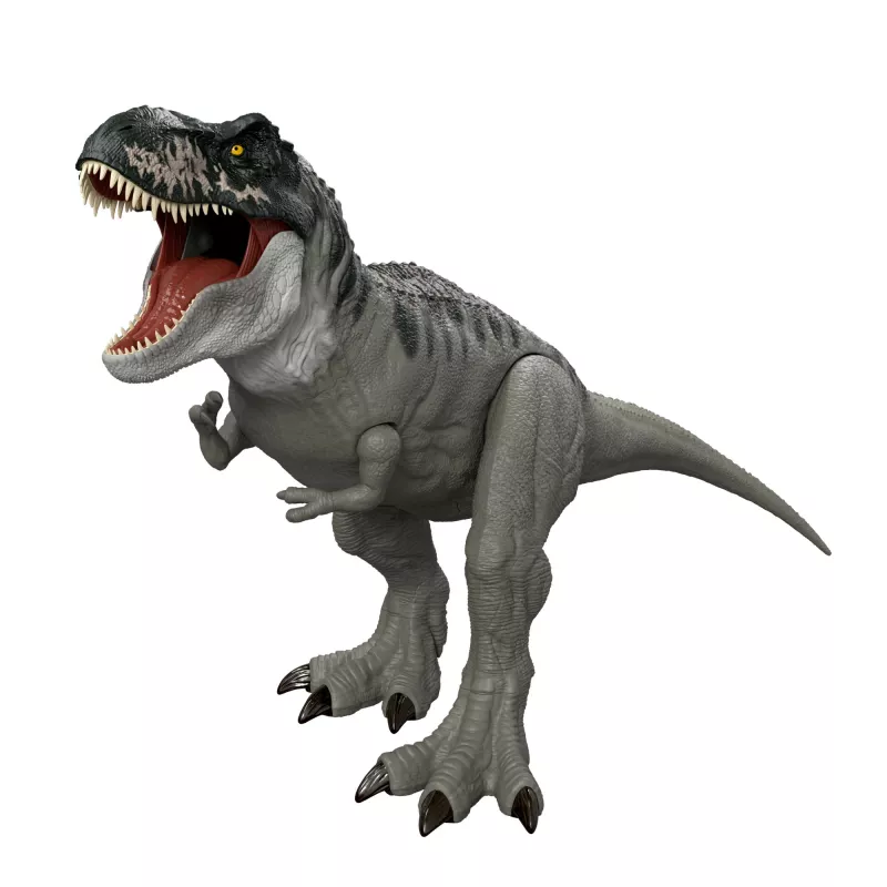 Jurassic World Rebirth Super Colossal Tyrannosaurus Rex Figurka Akcji, Zabawka Filmowa Dinozaur T-Rex