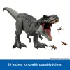 Jurassic World Rebirth Super Colossal Tyrannosaurus Rex Figurka Akcji, Zabawka Filmowa Dinozaur T-Rex