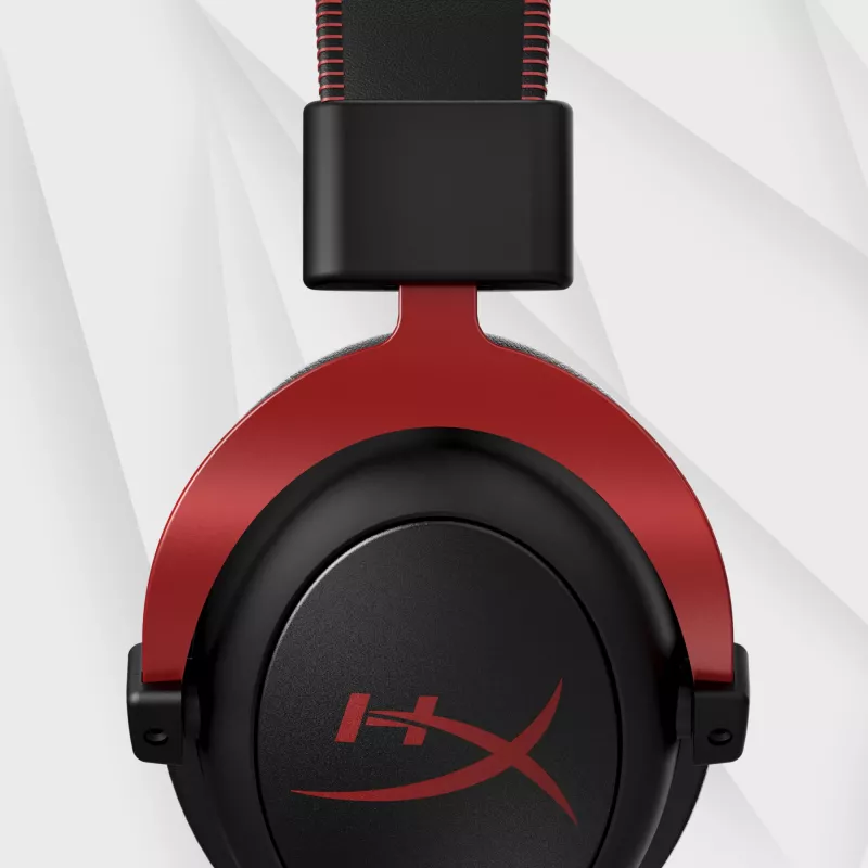 HyperX Cloud II - Zestaw słuchawkowy gamingowy (czarno-czerwony)
