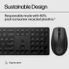 HP 650 bezprzewodowy zestaw klawiatury i myszy, pełnowymiarowa (100%), bezprzewodowa, RF Wireless, membranowa, czarna, mysz w zestawie