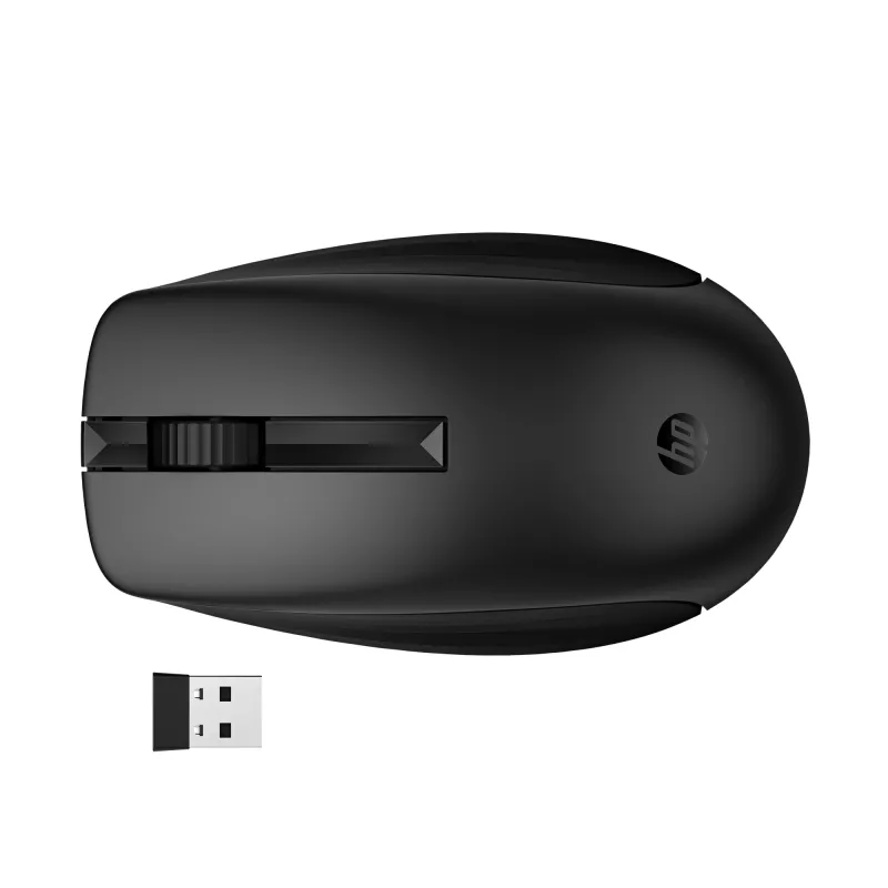 HP 650 bezprzewodowy zestaw klawiatury i myszy, pełnowymiarowa (100%), bezprzewodowa, RF Wireless, membranowa, czarna, mysz w zestawie