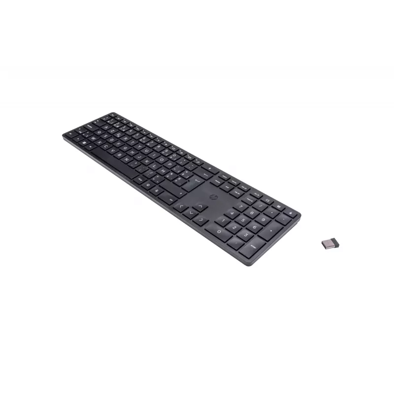 HP 450 Programowalna klawiatura bezprzewodowa RF Wireless + USB AZERTY Belgian Czarny