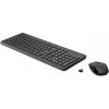Klawiatura i mysz HP 330 Wireless, pełnowymiarowa (100%), bezprzewodowa, RF Wireless, czarna, mysz w zestawie