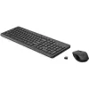 Klawiatura i mysz HP 330 Wireless, pełnowymiarowa (100%), bezprzewodowa, RF Wireless, czarna, mysz w zestawie