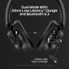 HyperX Cloud MIX 2 - Zestaw słuchawkowy gamingowy (czarny), przewodowy i bezprzewodowy, gamingowy, 20 - 20000 Hz, 270 g, zestaw słuchawkowy, czarny