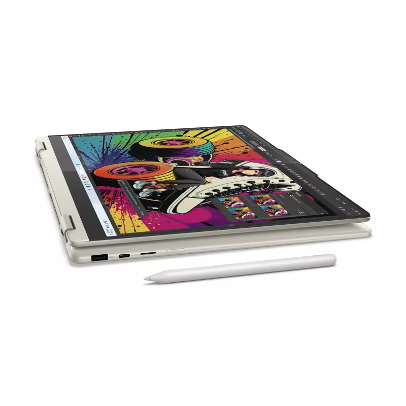 Lenovo Yoga 7 2-in-1 16AKP10 Copilot+ PC AMD Ryzen™ AI 7 350 Hybrid (2-in-1) 40,6 cm (16 cali) Dotykowy WUXGA 16 GB LPDDR5x-SDRAM 1 TB SSD Wi-Fi 7 (802.11be) Windows 11 Pro Angielski Szary