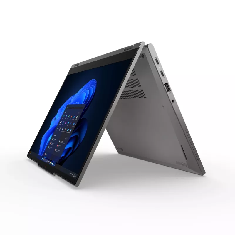 Lenovo ThinkPad L13 2-in-1 Gen 6 (Intel) Intel Core Ultra 5 225U Hybrydowy (2-w-1) 33.8 cm (13.3 cala) Ekran dotykowy WUXGA 32 GB LPDDR5x-SDRAM 512 GB SSD Wi-Fi 6E (802.11ax) Windows 11 Pro Niemiecki Szary