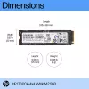 HP 1TB PCIe-4x4 NVMe Solid State Drive, 1 TB, M.2