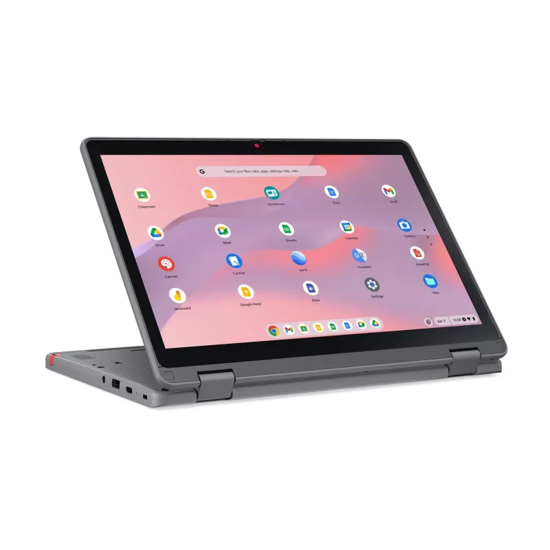 Lenovo Chrome 500e 2in1 G5 M89 MediaTek Kompanio 540 Chromebook 31 cm (12,2 cala) Dotykowy WUXGA 8 GB LPDDR5x-SDRAM 64 GB UFS Wi-Fi 6E (802.11ax) ChromeOS Szary
