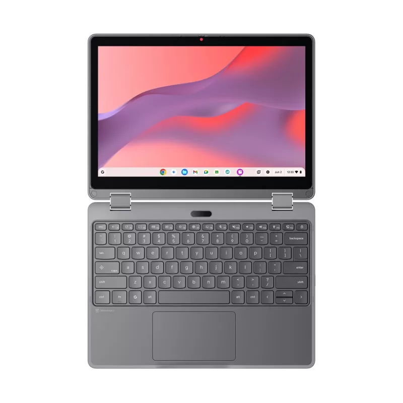 Lenovo Chrome 500e 2in1 G5 M89 MediaTek Kompanio 540 Chromebook 31 cm (12,2 cala) Dotykowy WUXGA 8 GB LPDDR5x-SDRAM 64 GB UFS Wi-Fi 6E (802.11ax) ChromeOS Szary