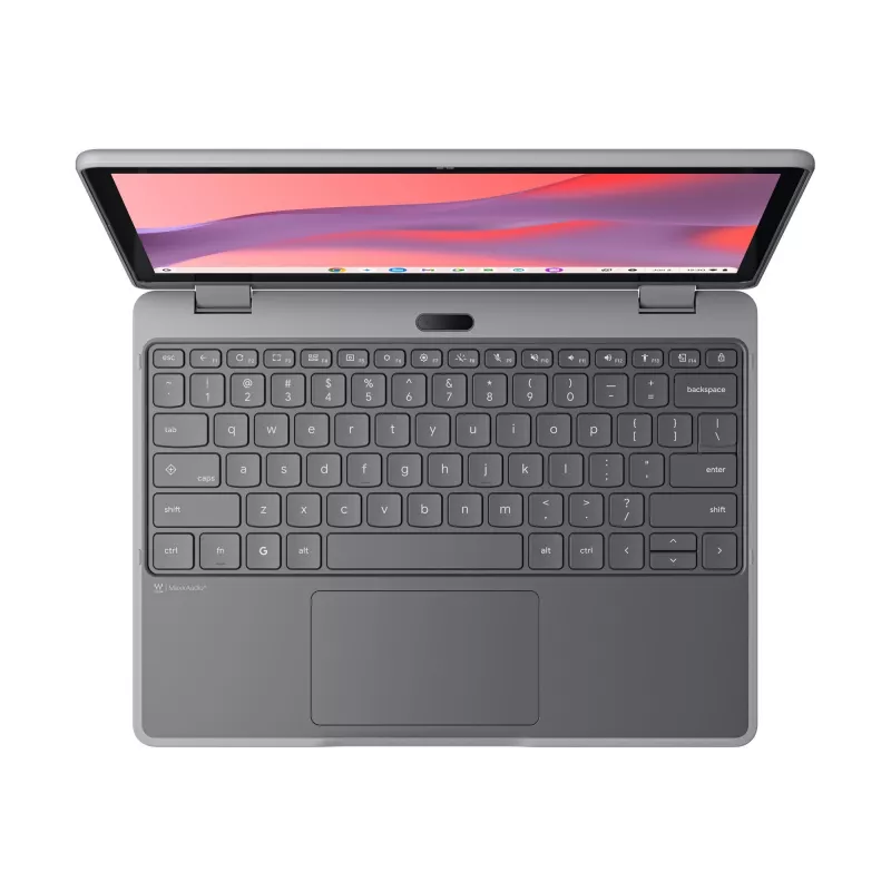 Lenovo Chrome 500e 2in1 G5 M89 MediaTek Kompanio 540 Chromebook 31 cm (12,2 cala) Dotykowy WUXGA 8 GB LPDDR5x-SDRAM 64 GB UFS Wi-Fi 6E (802.11ax) ChromeOS Szary