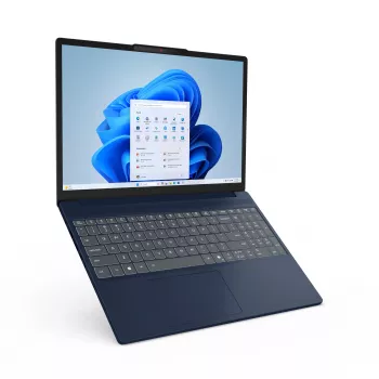 Lenovo IdeaPad cienki 3 15ARP10 AMD Ryzen™ 5 150 Laptop 38,9 cm (15,3 cala) WUXGA 16 GB DDR5-SDRAM 512 GB SSD Wi-Fi 7 (802.11be) Windows 11 Home German niebieski