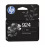 HP 924 czarna oryginalna kaseta z tuszem, standardowa wydajność, czarna, 1 szt., 500 stron, 400 stron, pojedyncze opakowanie