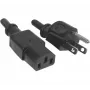 Hypertec 809030-HY kabel zasilający Czarny 1,8 m Wtyczka zasilająca typu B Gniazdo C13