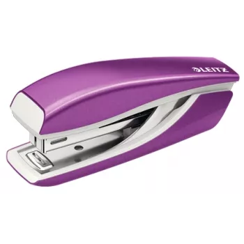 Leitz NeXXt WOW Metal Mini Stapler, 10 arkuszy, fioletowy, P2, Metal, Plastik, 80 g/m², 3,5 cm