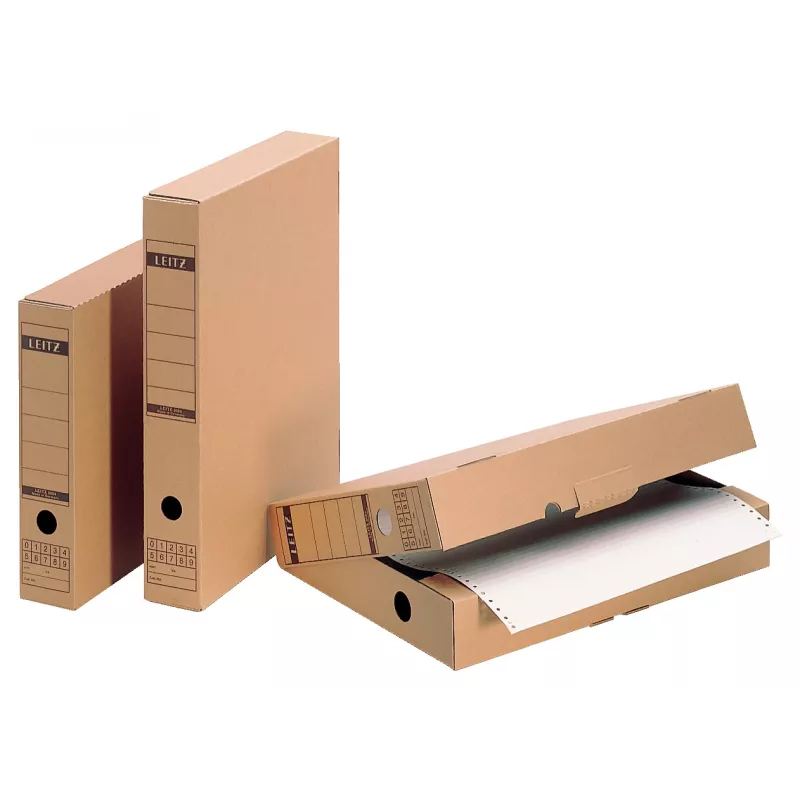 Leitz 60840000 pudełko do przechowywania dokumentów Tektura Czarny