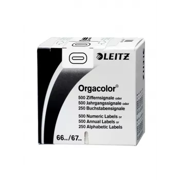Leitz Orgacolor etykieta samoprzylepna Zaokrąglony prostokąt Biały