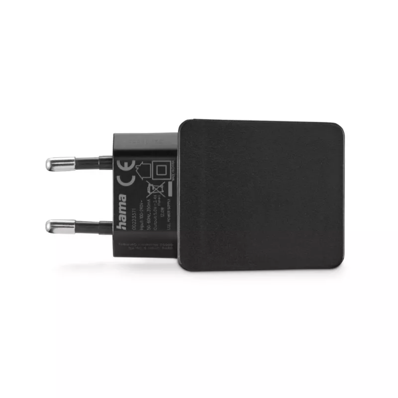 Hama 00086401 ładowarka do urządzeń mobilnych MP3, nawigacja, przenośna konsola do gier, powerbank, smartfon, tablet Czarny AC Do użytku wewnętrznego