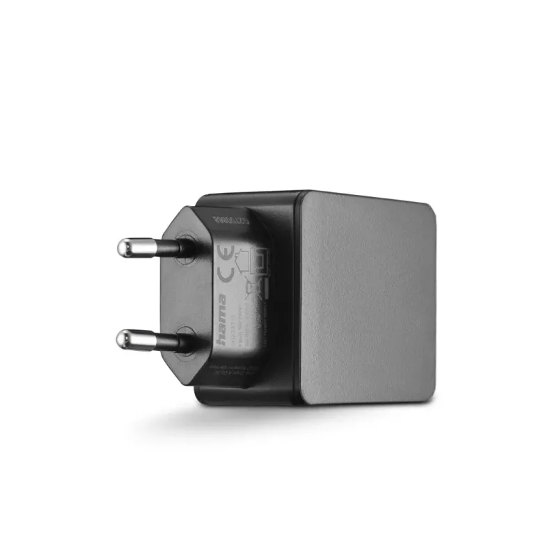 Hama 00086401 ładowarka do urządzeń mobilnych MP3, nawigacja, przenośna konsola do gier, powerbank, smartfon, tablet Czarny AC Do użytku wewnętrznego